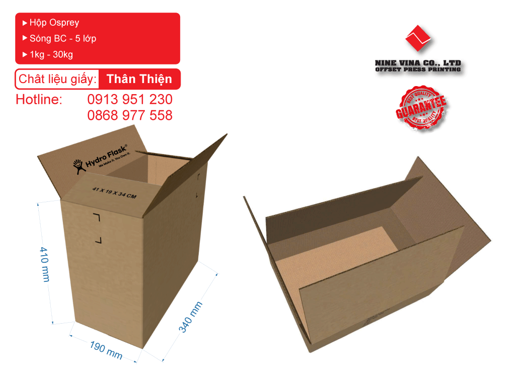 Hộp Carton Osprey