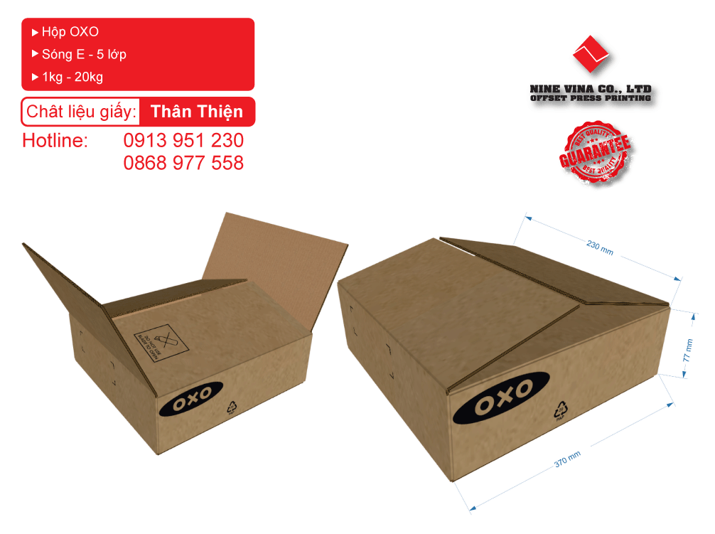 Hộp Carton OXO