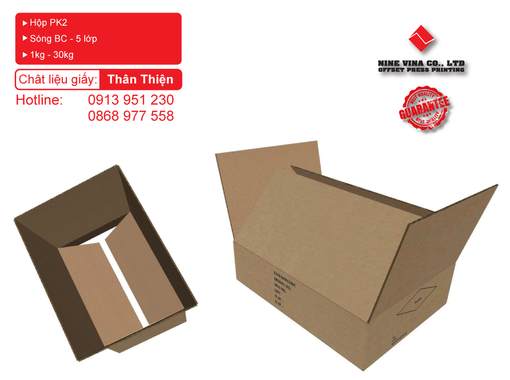 Hộp Carton PK2